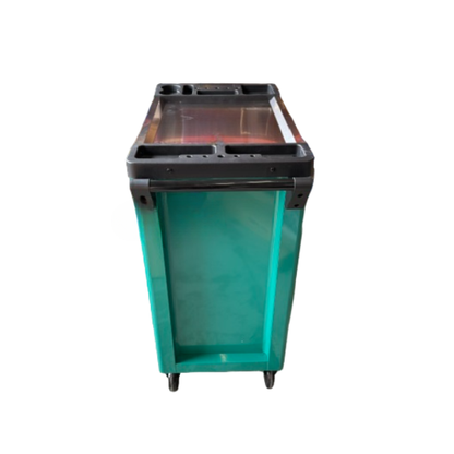 BRUNEL Tools 7 Drawer Caster Mounted Roller Tool Chest Cabinet with 6 Fully Stocked Drawers - 249 Pieces - Green